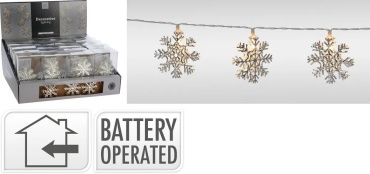 Гирлянда электрическая 10 led-ламп, длина 120 см, Koopman