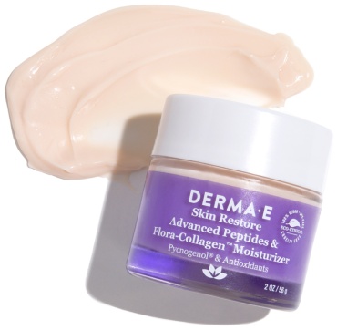 Derma E крем Advanced Peptides and Flora-Collagen для лица, для зоны декольте 56 г
