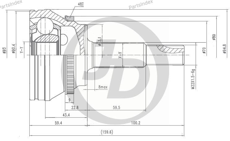 JD ШРУС JCT0066A