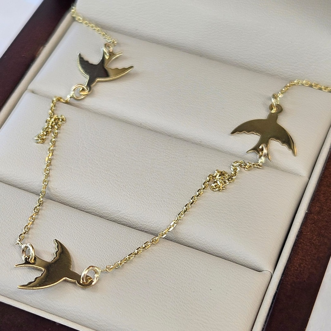Колье Gaukhar Jewelry GJ0956-N длина 48 см вес 3.12 г золото, без вставок