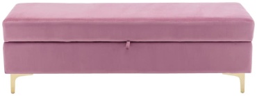 Банкетка Nazar mebel Xadyia 5679, 120x40x45 см, сиреневый