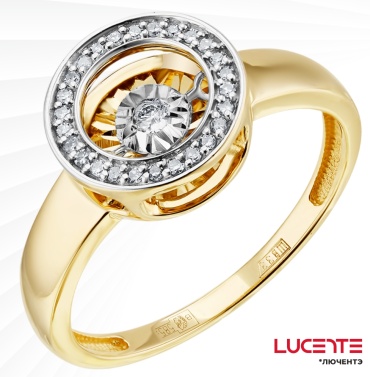 Lucente Бриллианты Якутии 01-02444-06-001-02-01_175 размер 17.5 вес 2.48 г золото, бриллиант