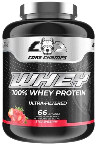 Протеин Core Champs Whey Protein клубника 2270 г