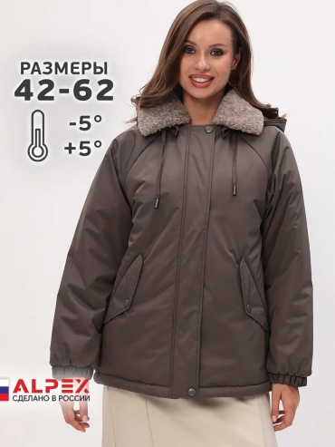 Демисезонная куртка ALPEX коричневый