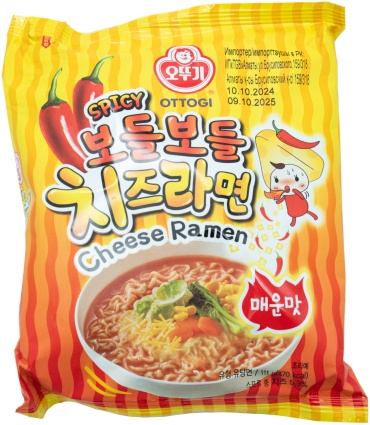 Ottogi лапша cheese ramen 111 г