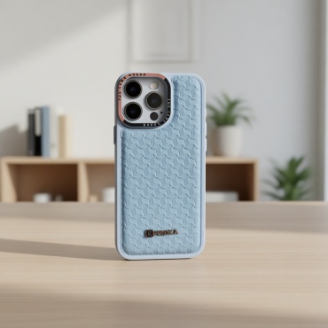 Чехол PULOKA для Apple iPhone 16 Pro Max голубой