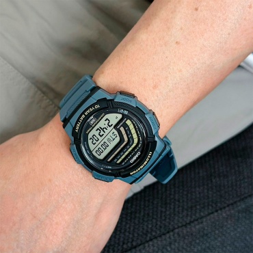 Кварцевые CASIO WS-1800-2AVDF полимерный пластик