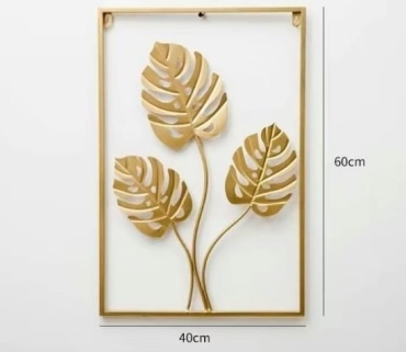 B&D панно Декоративное панно с листьями монстеры 40x60 см