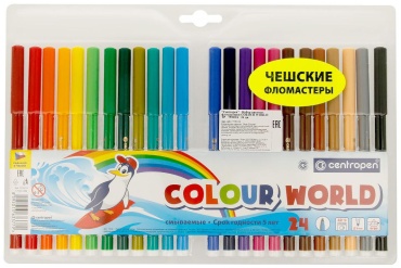 Фломастер Centropen 24 шт