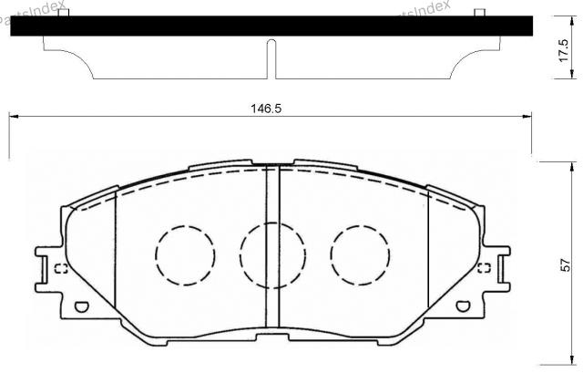 Колодки AKEBONO AN732K