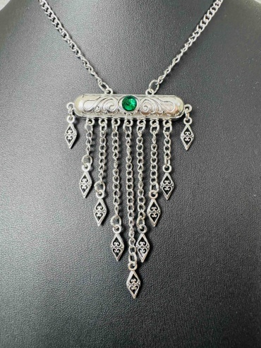 Цепь MAGMA collection длина 50 см бижутерный сплав, мельхиор искусственный кристалл