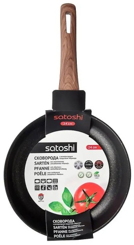 Сковорода SATOSHI 24 см с антипригарным покрытием, алюминий
