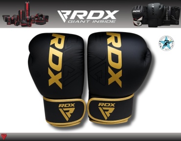 Боксерские перчатки RDX 12 oz черный