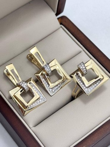 DARI GOLD 5587 вес 6.58 г золото, фианит