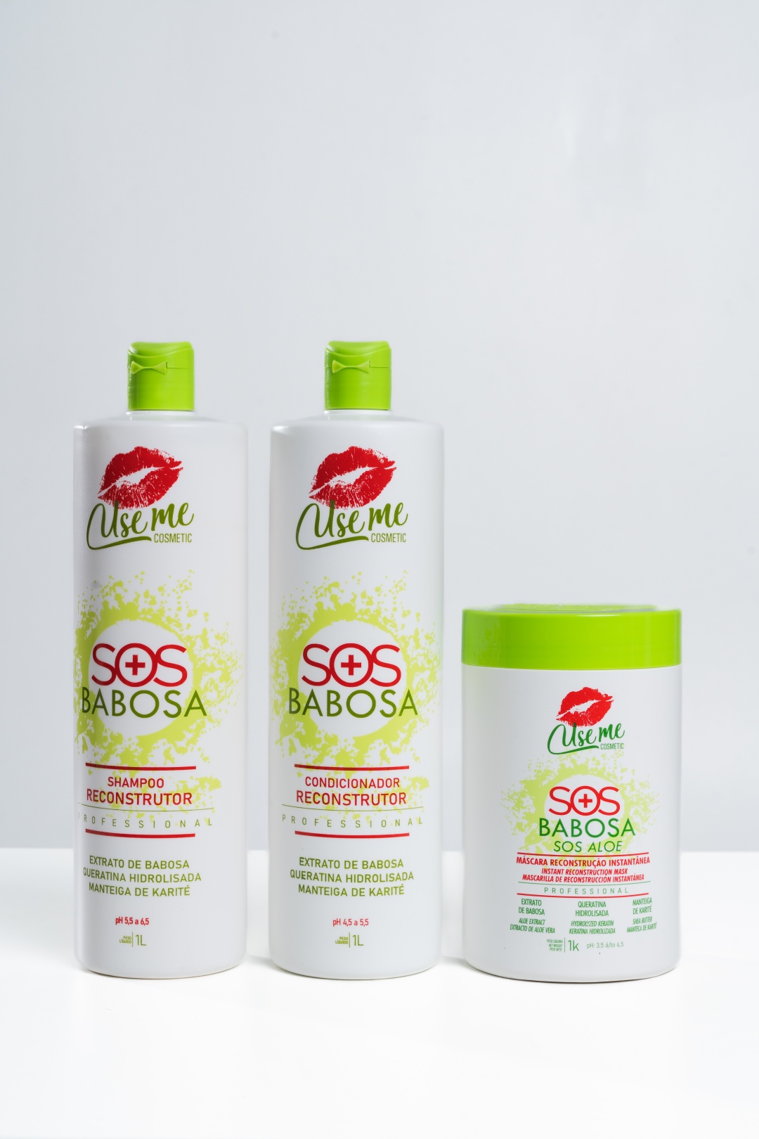 Use Me Cosmetic состав Sos Babosa 3 шт по 1000 мл