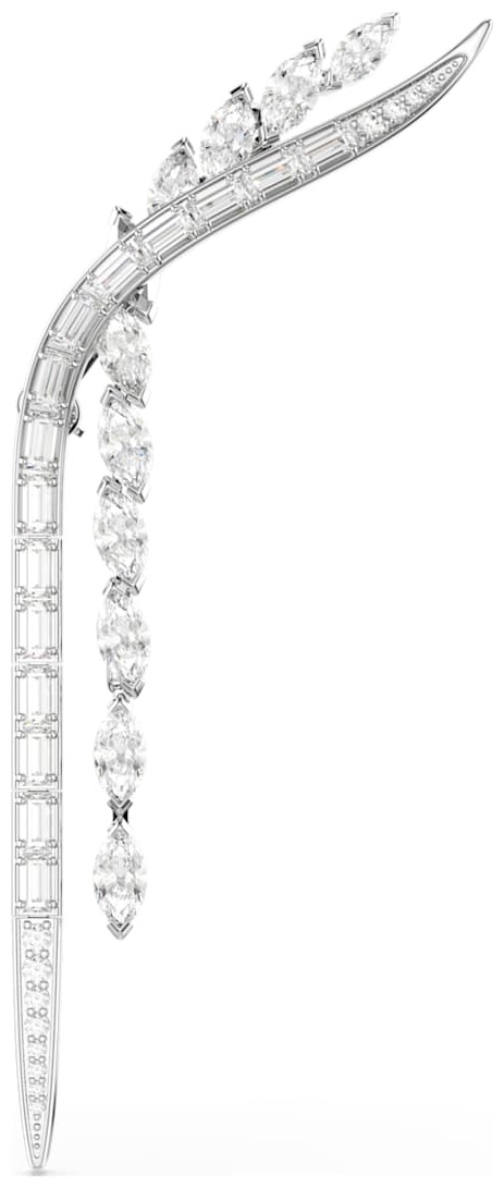 Брошь Swarovski бижутерный сплав, кристаллы Swarovski