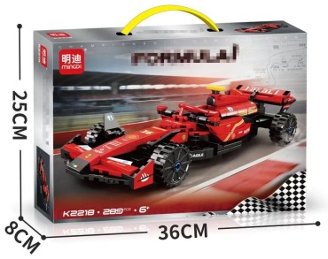 Конструктор MINGDI Formula 1, деталей 289 шт