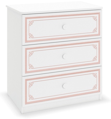 Детский комод Cilek Selena Pink комод SKU: 20.70.1201.00, 73x49x80 см, белый