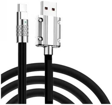 Кабель USB TypeC (M), USB Type-A (M), 2 м, черный