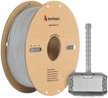 NextShapes PLA 1.75 мм 1 кг серебристый