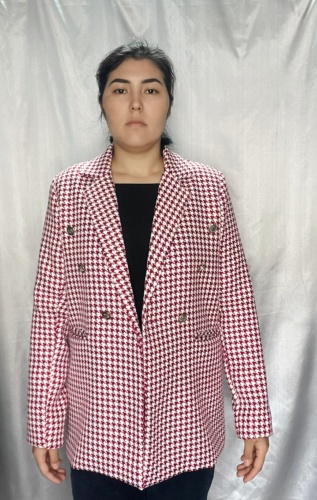 Пиджак прямой Aliya fashion мультиколор