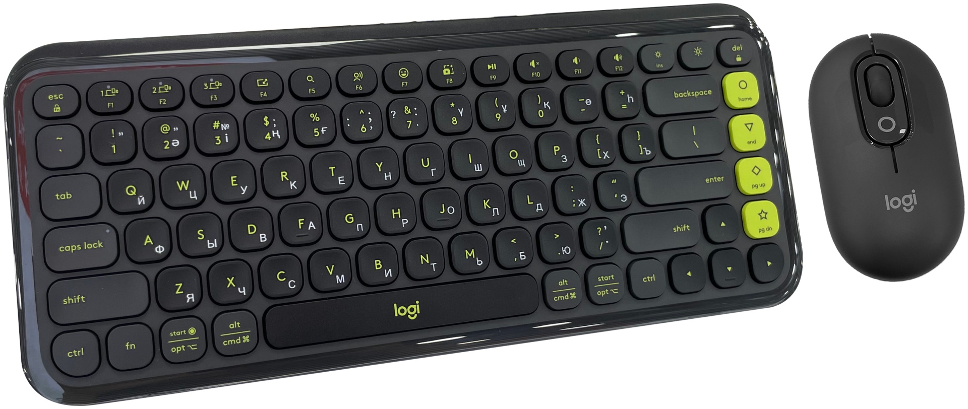 Клавиатура Logitech POP Icon Combo черный
