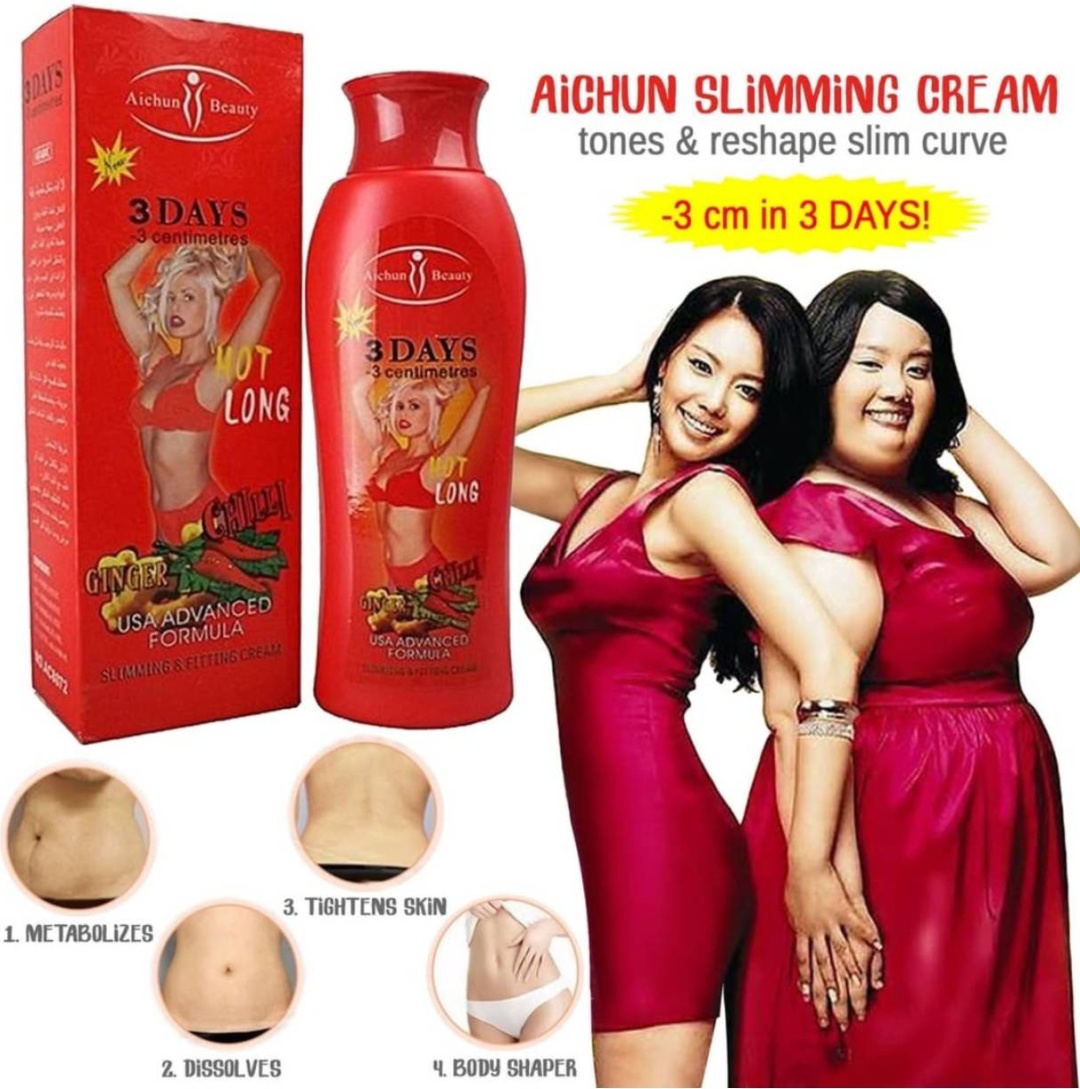 Aichun Beauty Разогревающий антицеллюлитный крем для тела с перцем и имбирем 3 Days крем 200 мл