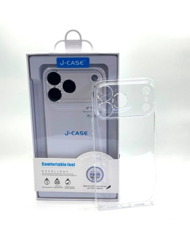 Чехол J-Case для Apple iPhone 17 Pro Max прозрачный