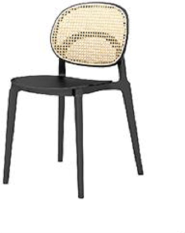 Стул ROF DC-S182C, 79x52x48 см, черный 1 шт.