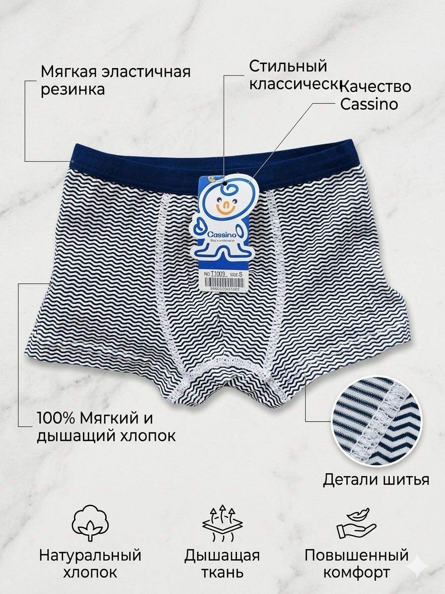 Боксеры темно-синий
