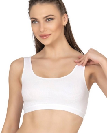 Топ OZKAN UNDERWEAR белый, бежевый