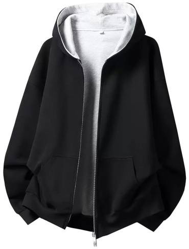 Толстовка urban outfit черный, серый