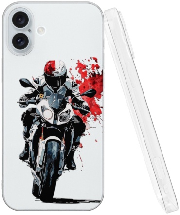 Чехол Mcover для Apple iPhone 16 Plus рисунок