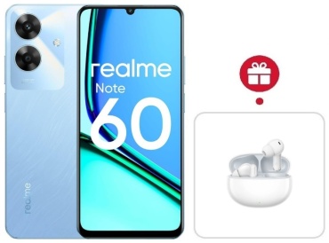 Realme Note 60 4 ГБ/128 ГБ голубой + подарок