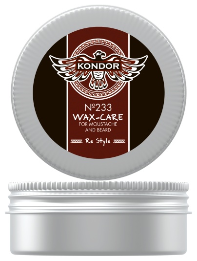Kondor №233 воск для бороды и усов 30 мл