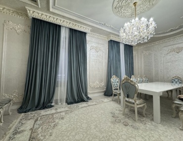 Комплект OKA HOME 400x280 см 6 шт, велюр, бархат, бирюзовый