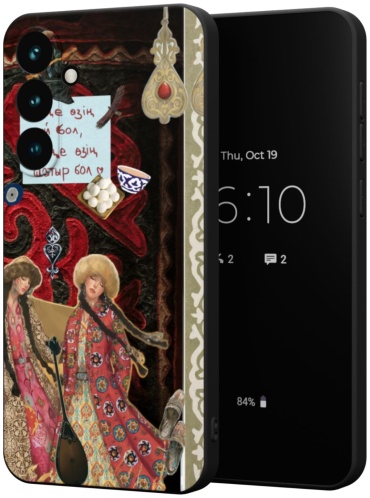Чехол Mcover для Samsung S24 FE рисунок