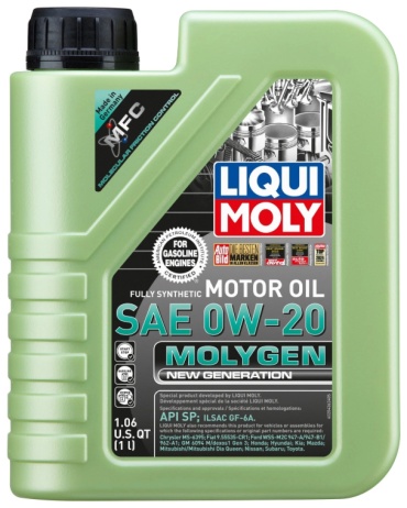 Синтетическое LIQUI MOLY Molygen New Generation 0W-20 1 л