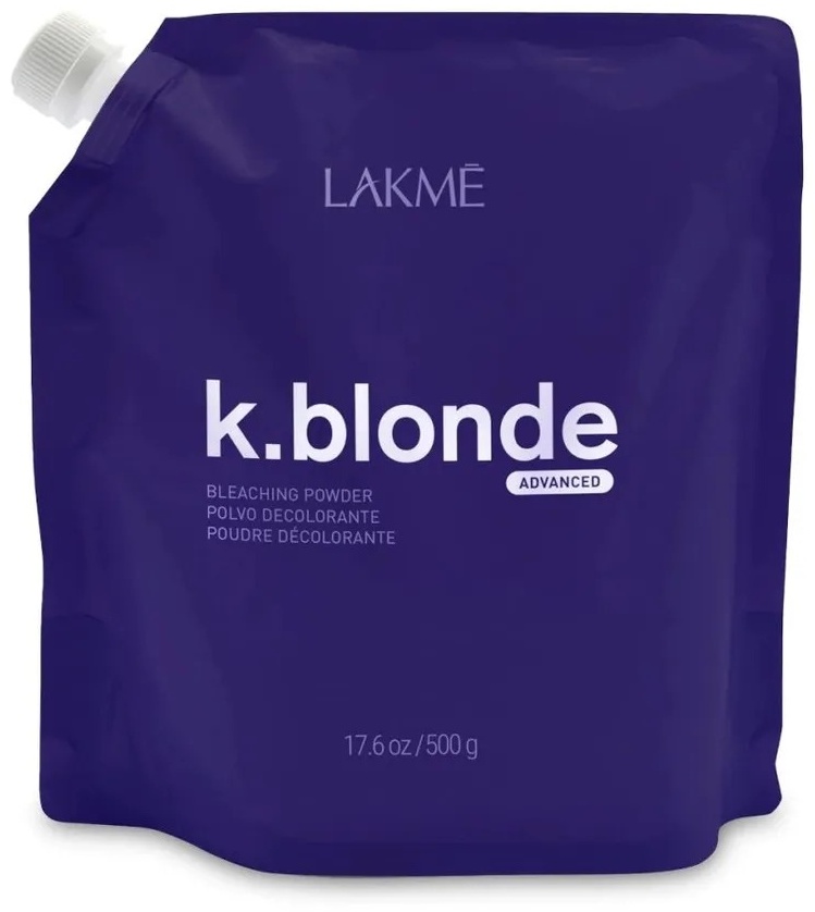 Lakme K.BLONDE Advanced пудра для обесцвечивания осветляющий порошок 500 мл