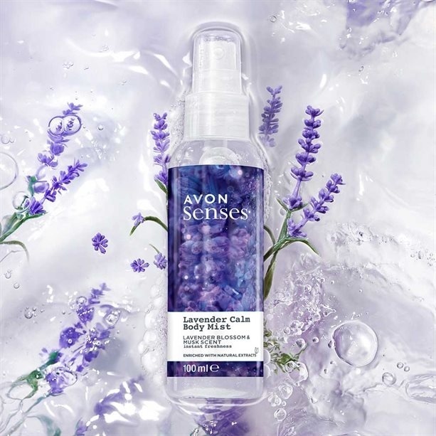 Avon Senses «Лавандовое спокойствие» спрей для тела 100 мл