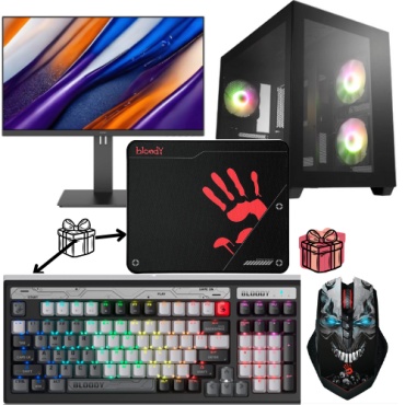 PCforYou R5 5500 / 8 Гб / 16 Гб / 1000 Гб HDD+SSD 1000 Гб / Win 11 Pro