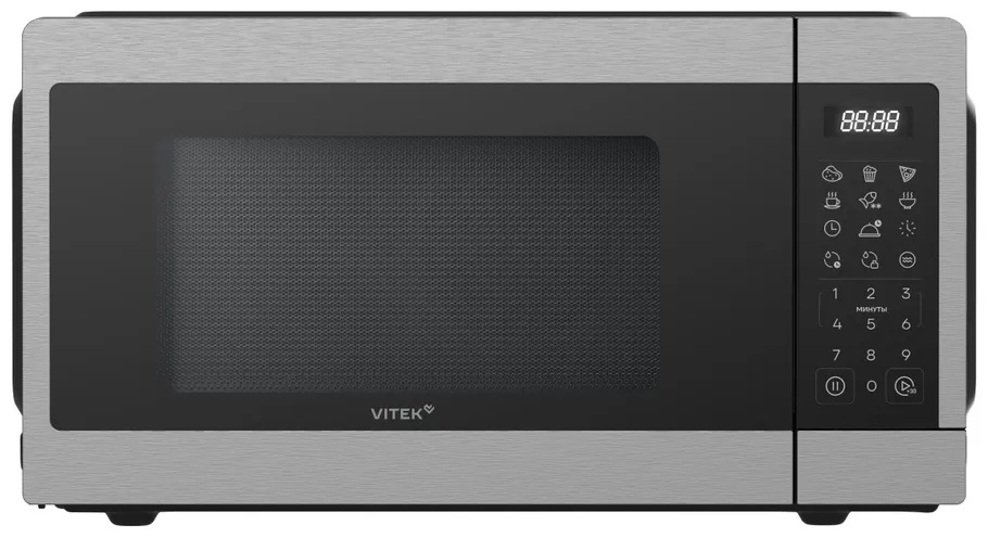 Микроволновая печь Vitek VT-MW1023 черно-серебристый