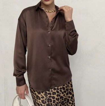 Рубашка NUR Collection коричневый