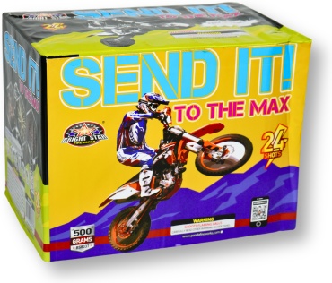 Bright Star батарея салютов SEND IT! TO THE MAX, залпов 24