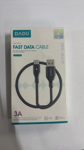 Кабель DADU USB 3.0 (M), USB TypeC (M), 1 м, Dc-c185 черный