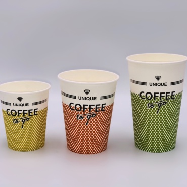 Лига пак стакан CUP-250-S-100-COFFEETOGO белый, коричневый 100 шт