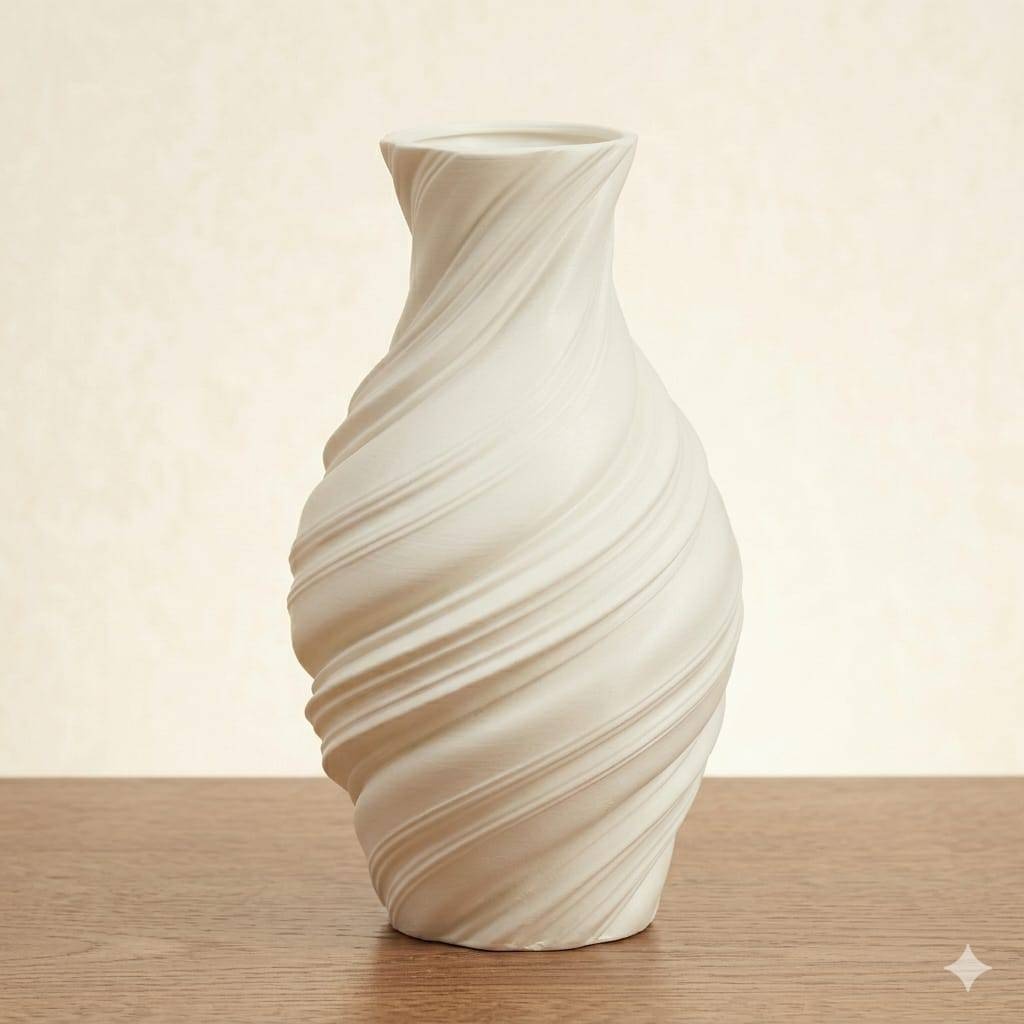 Ваза 25 см 3D, пластик