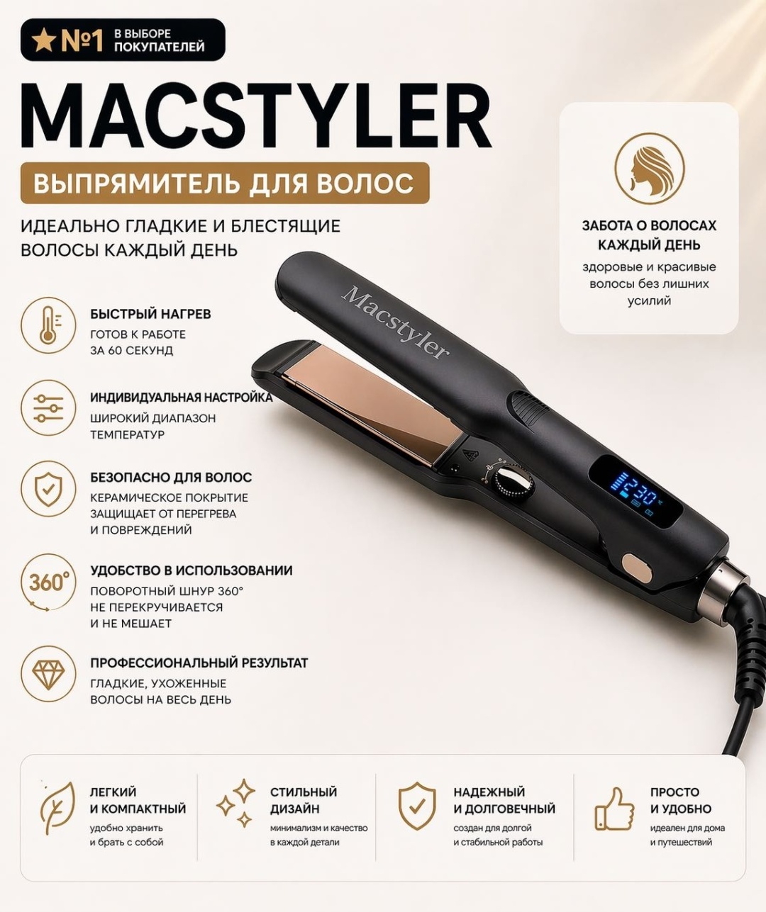 Macstyler 5573 утюжок