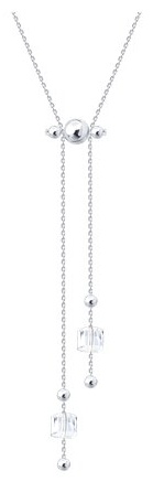 Колье Diamant 94-170-00307-1 длина 38 см вес 4.45 г серебро, стекло