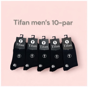 Носки Tifan 10 пар черный 41-45